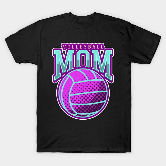 volleyball mom T-Shirt by Jess B Prints